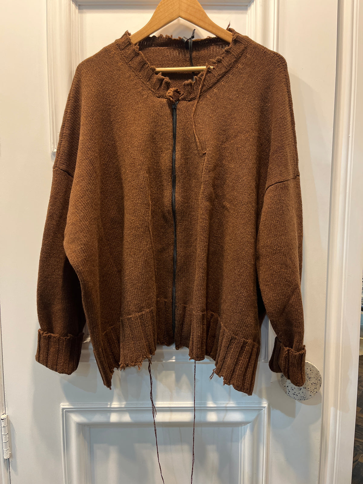 Tobacco Cardigan Pull Over SN-3055