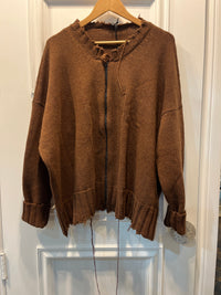 Tobacco Cardigan Pull Over SN-3055