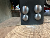 Double Disc Acid Earrings