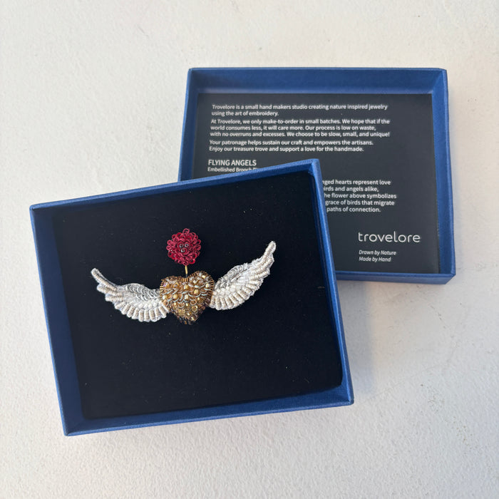 Flying Angels Brooch