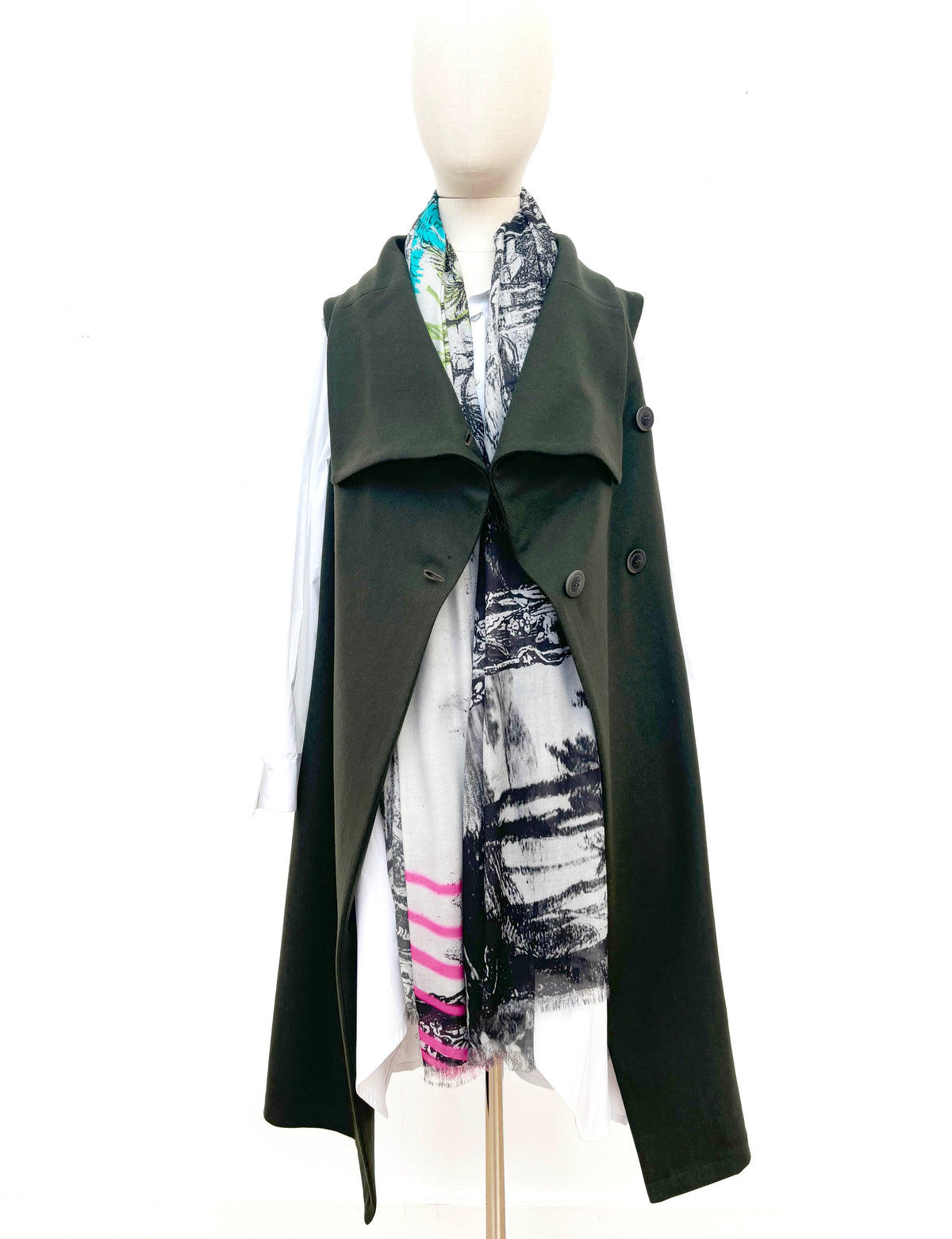 Evie Dark Green Vest