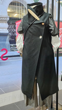 Evie Black Vest