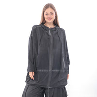 Cocoon Tunic Jacket in Antrasit