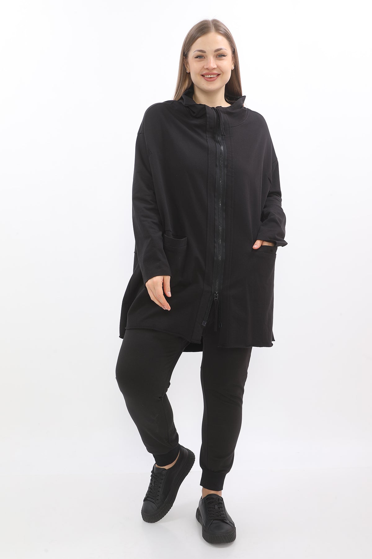 Black Zipper Jacket