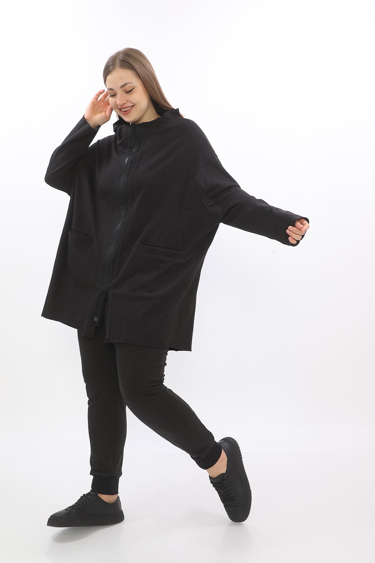 Black Zipper Jacket
