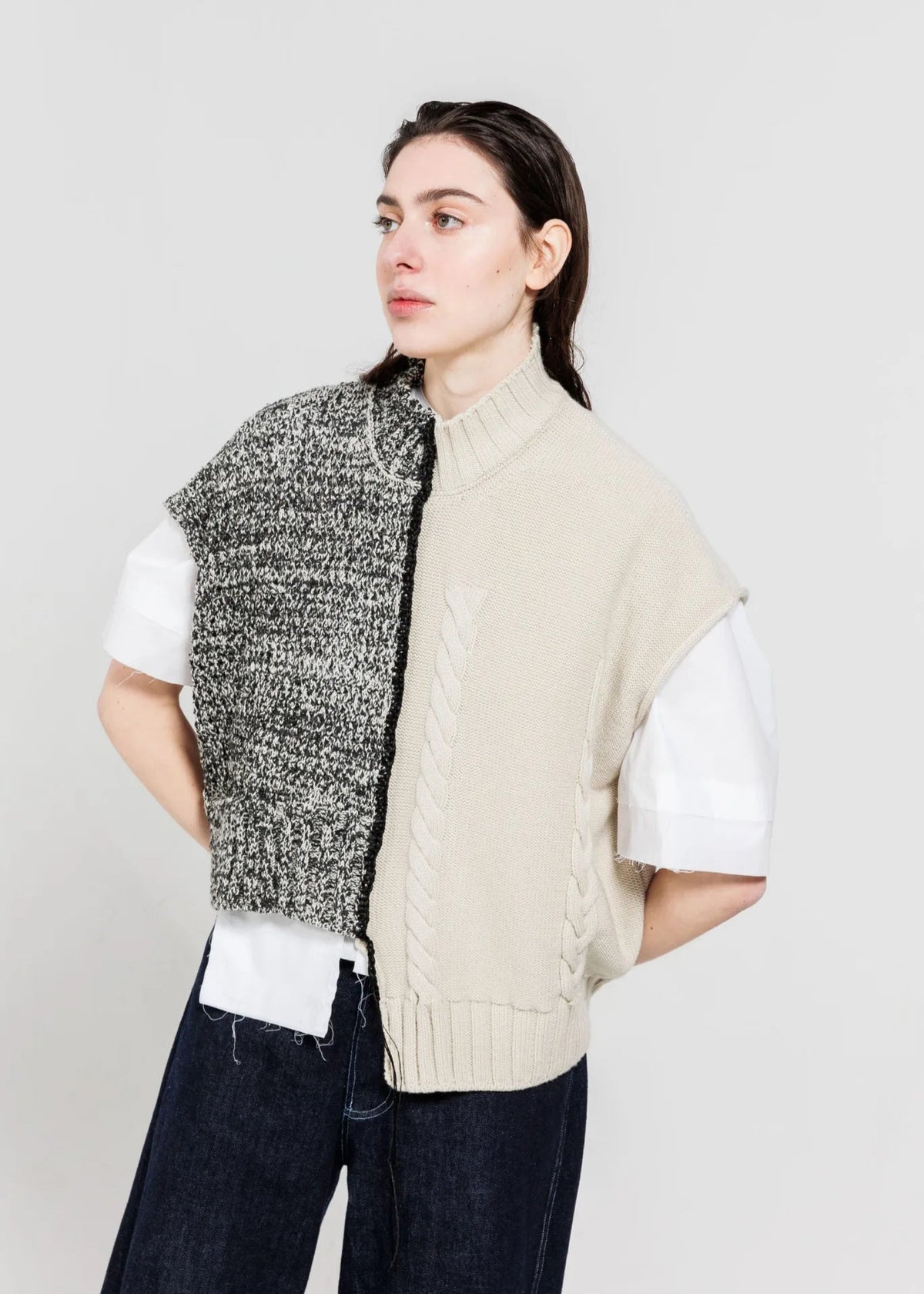 Asym Split Gilet SN-5140
