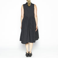 Mimosa Dress Black Stripes