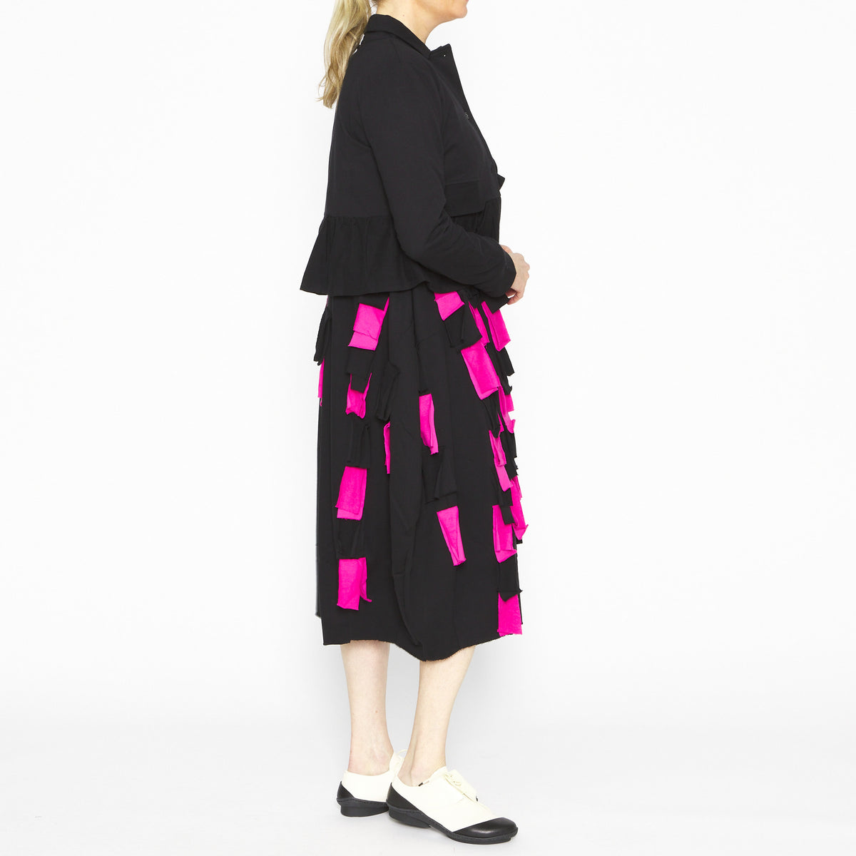 Giulia Black w/ Fuchsia Dress