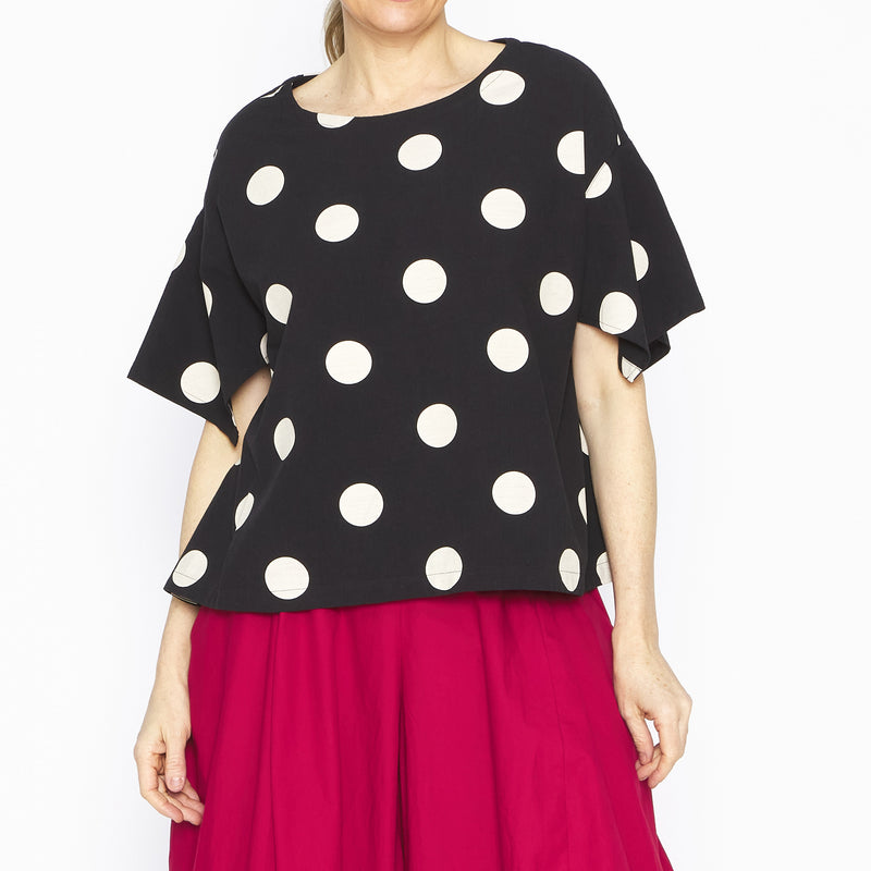 MU251642- Josette Shirt Black & Natural