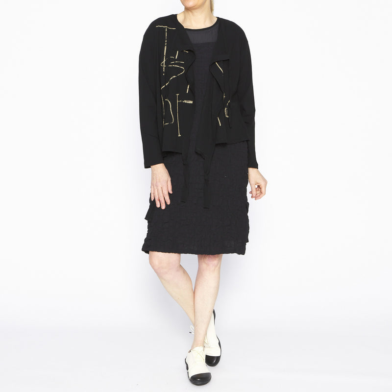 MU251034 Danica Cardigan Black Beige