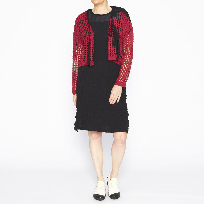 MU251301- Elowen Knit Cardi Red