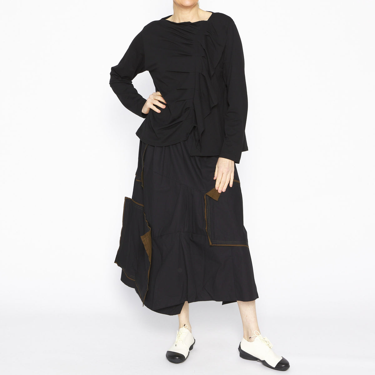 MU251400-Larkin Skirt Black K