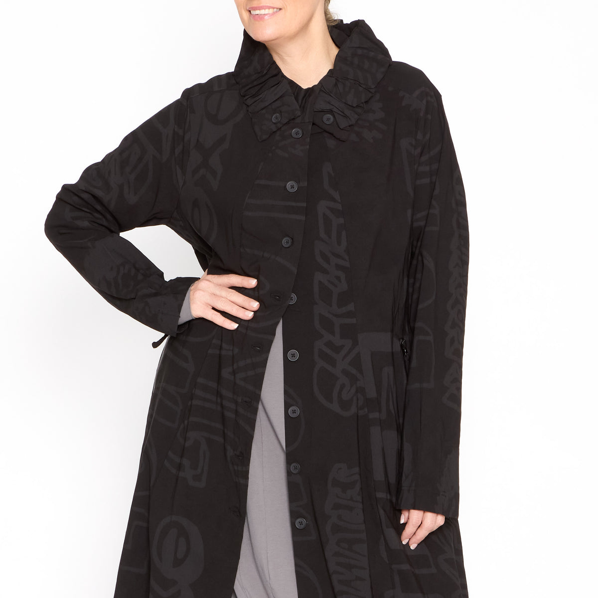 Erla Print Coat