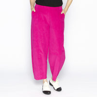 Beta Pink Velvet Pant