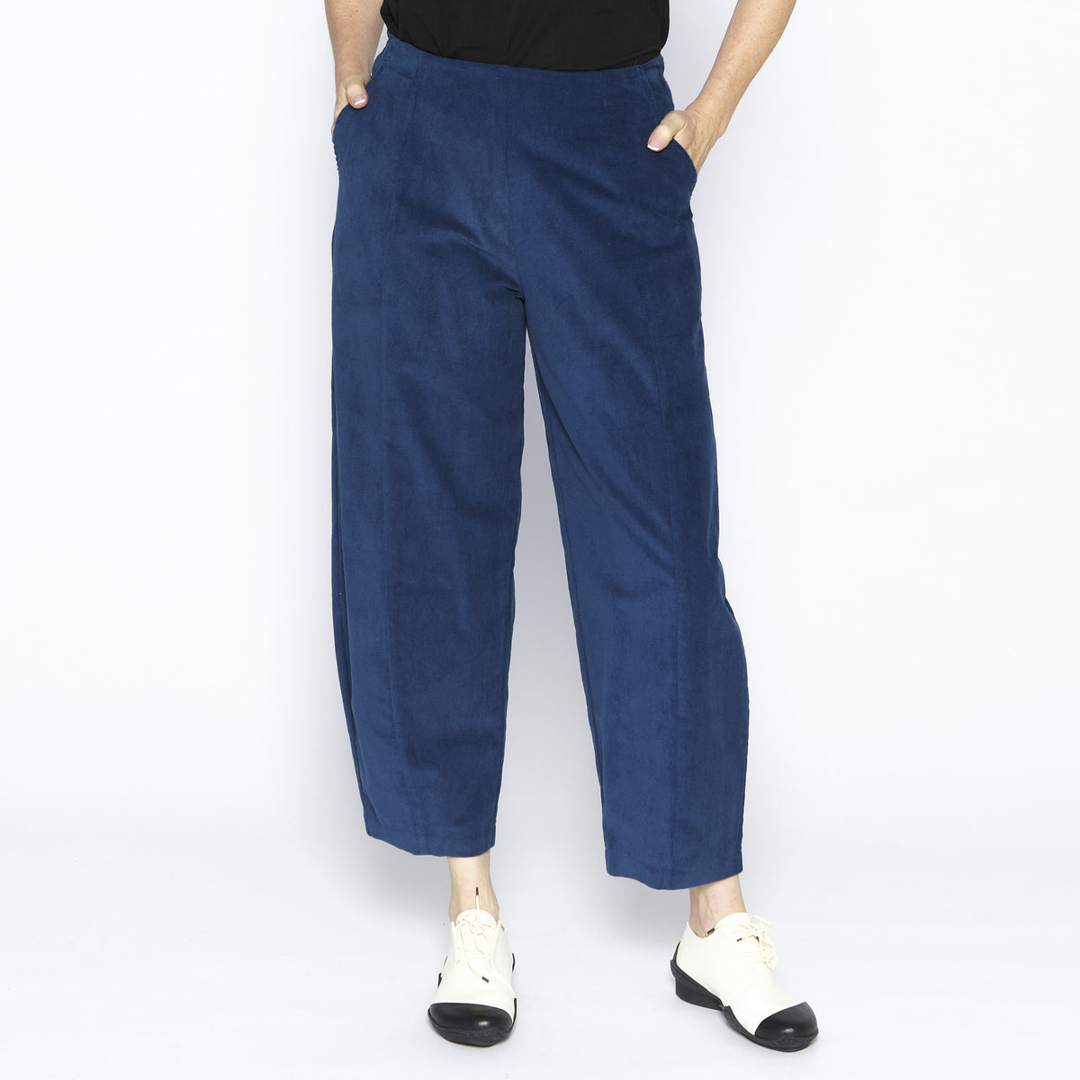 Beta Petrol Velvet Pant