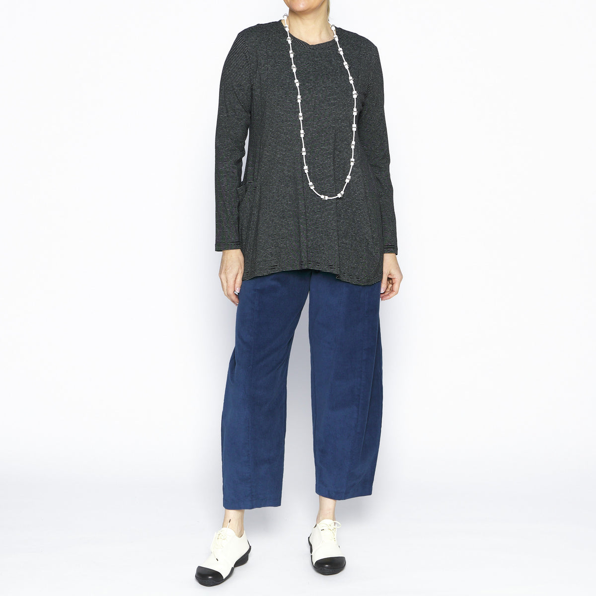 Beta Petrol Velvet Pant