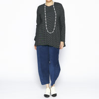 Jesse Black Fine Stripe Tunic