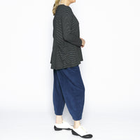 Jesse Black Fine Stripe Tunic