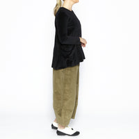 Jesse Black Velour Tunic