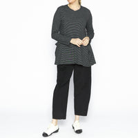 Jesse Black Fine Stripe Tunic