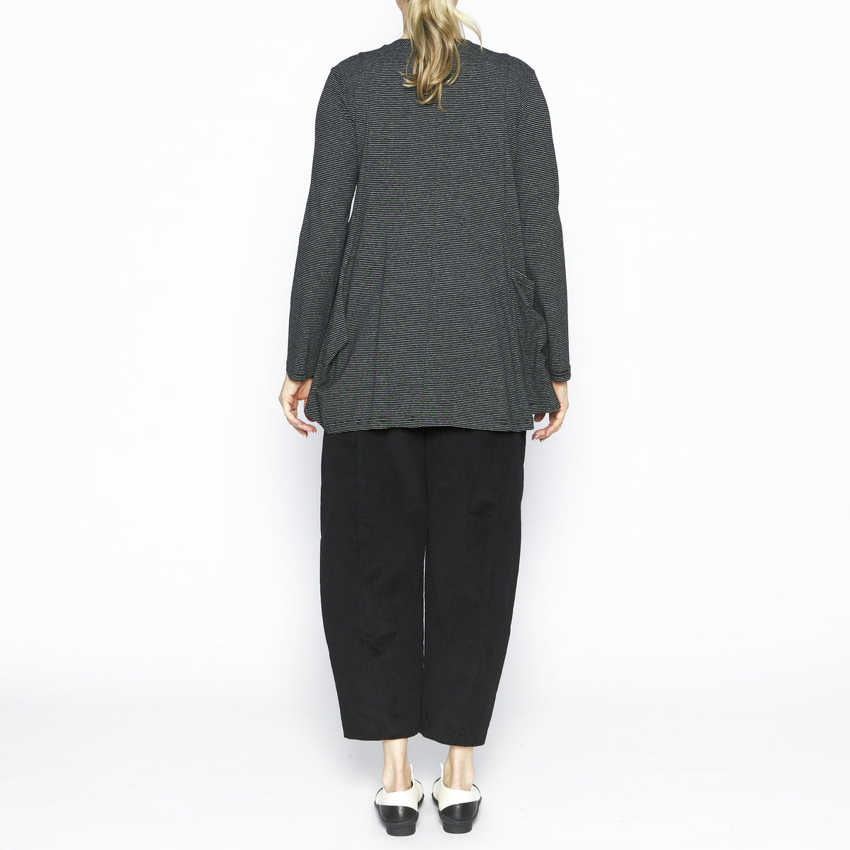 Jesse Black Fine Stripe Tunic