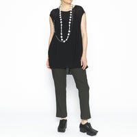 Tully Black Georgette Tunic