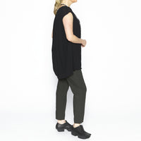 Tully Black Georgette Tunic