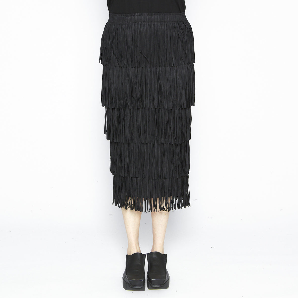 Tassel Black Skirt