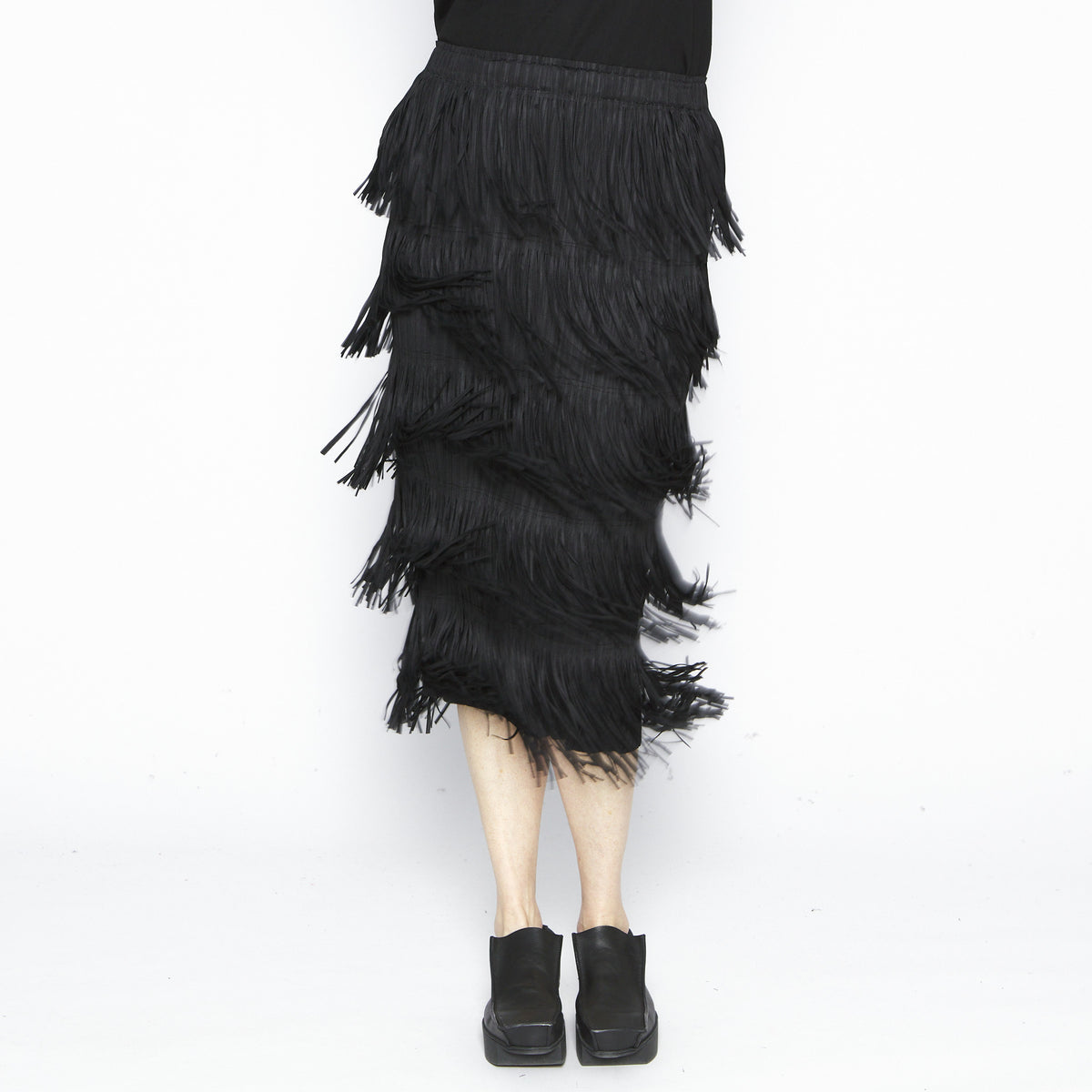 Tassel Black Skirt