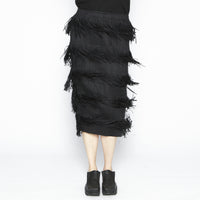 Tassel Black Skirt