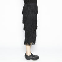 Tassel Black Skirt