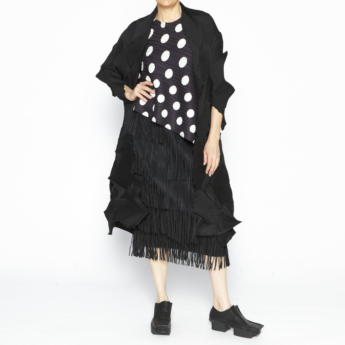 Tassel Black Skirt