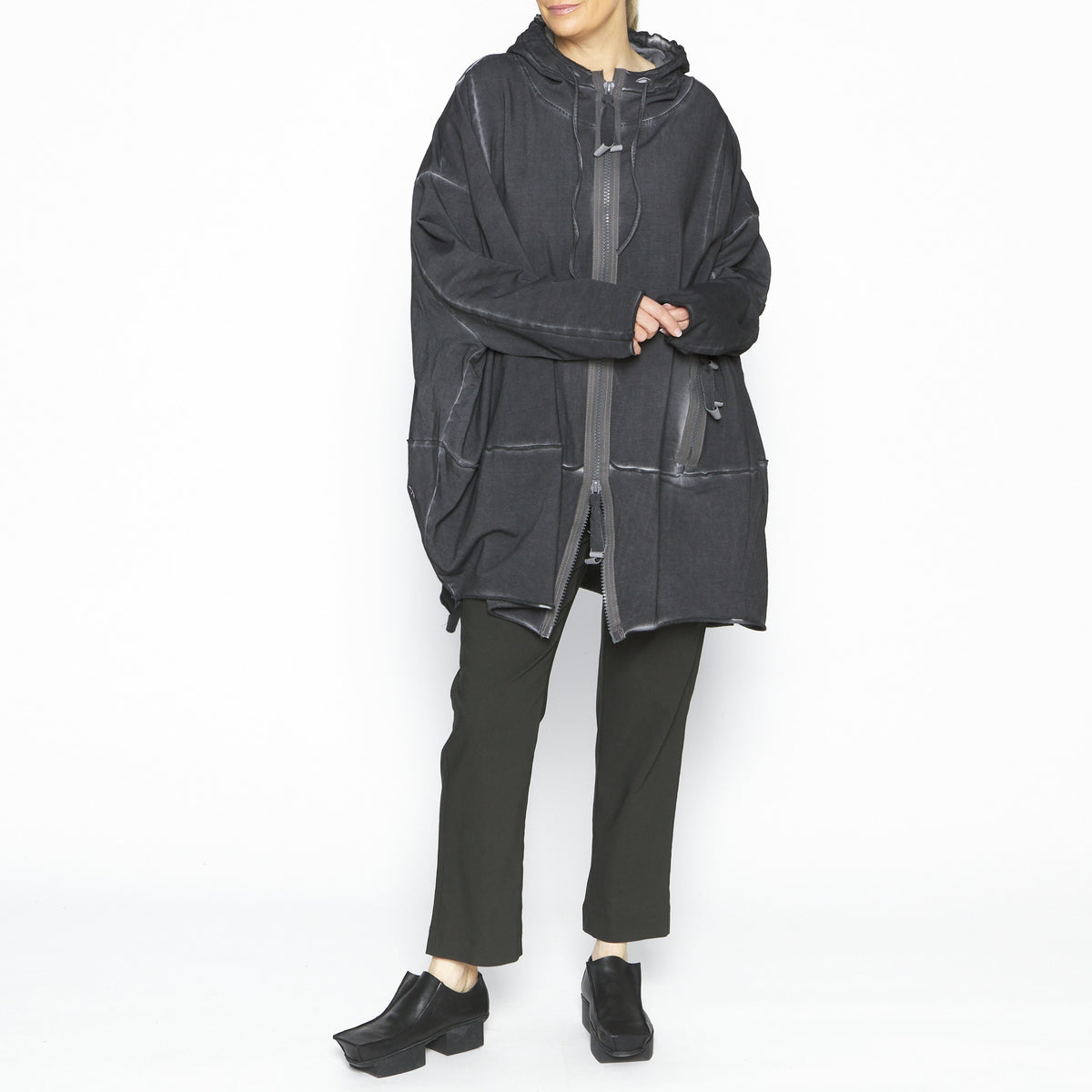 Cocoon Tunic Jacket in Antrasit