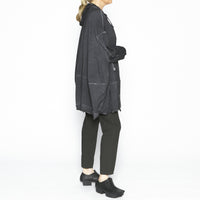 Cocoon Tunic Jacket in Antrasit