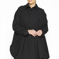 Drape Shirt in Black