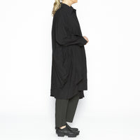 Drape Shirt in Black