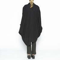 Drape Shirt in Black