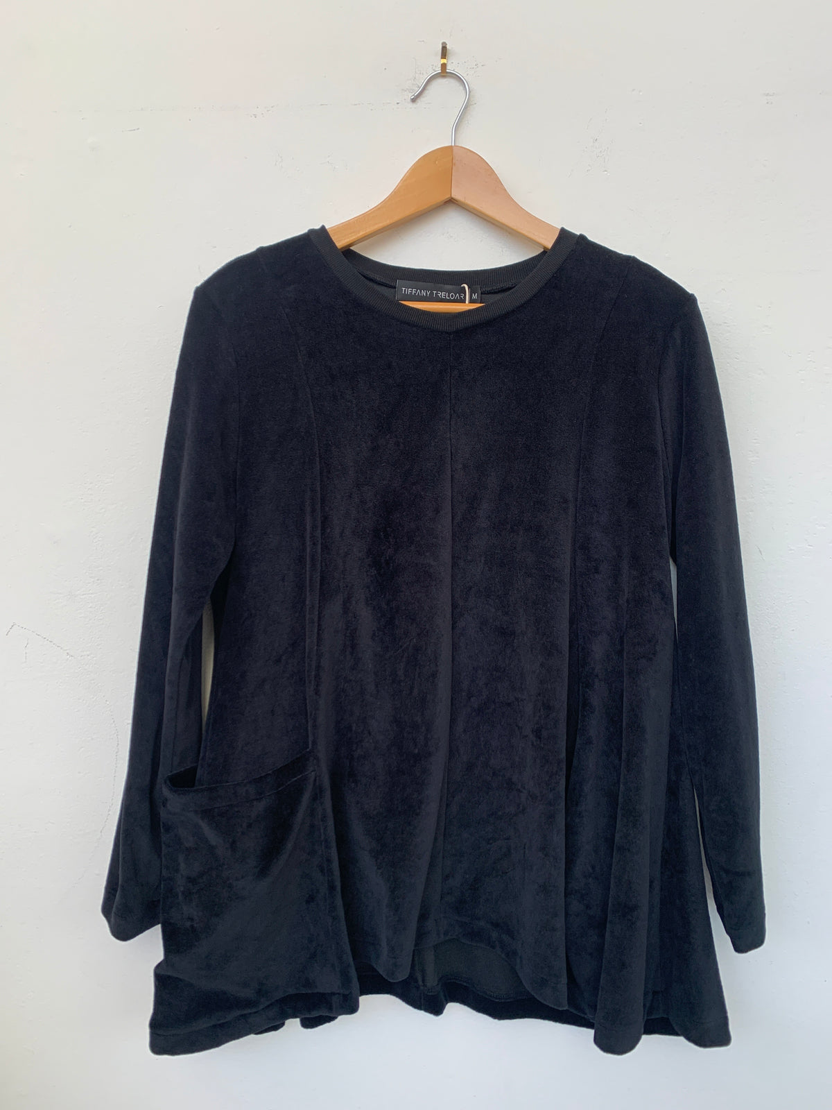 Jesse Black Velour Tunic