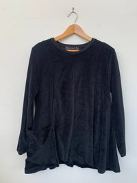 Jesse Black Velour Tunic