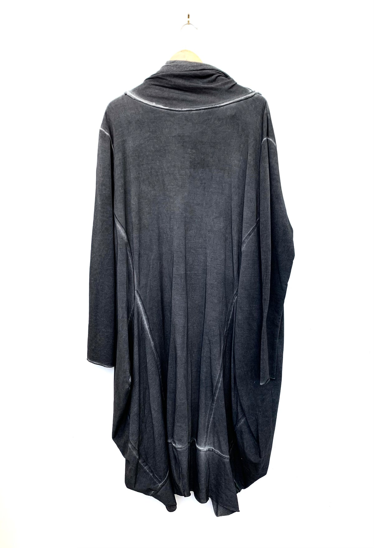 Quarter Zip Tunic in Antracit