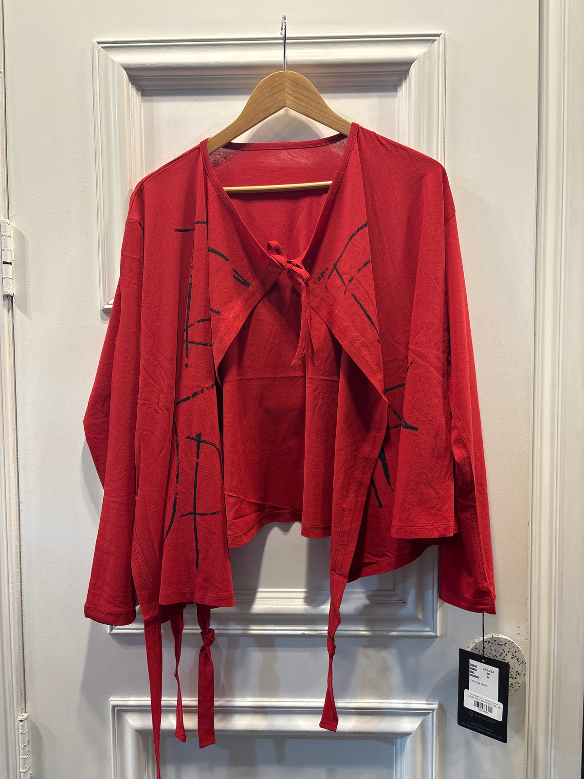MU251034 Danica Cardigan Red Black