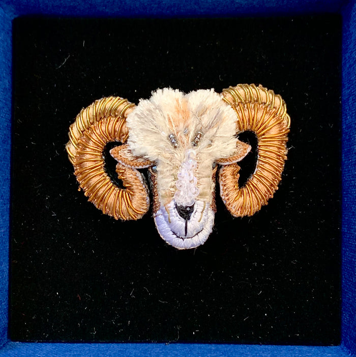Bighorn Sheep Brooch