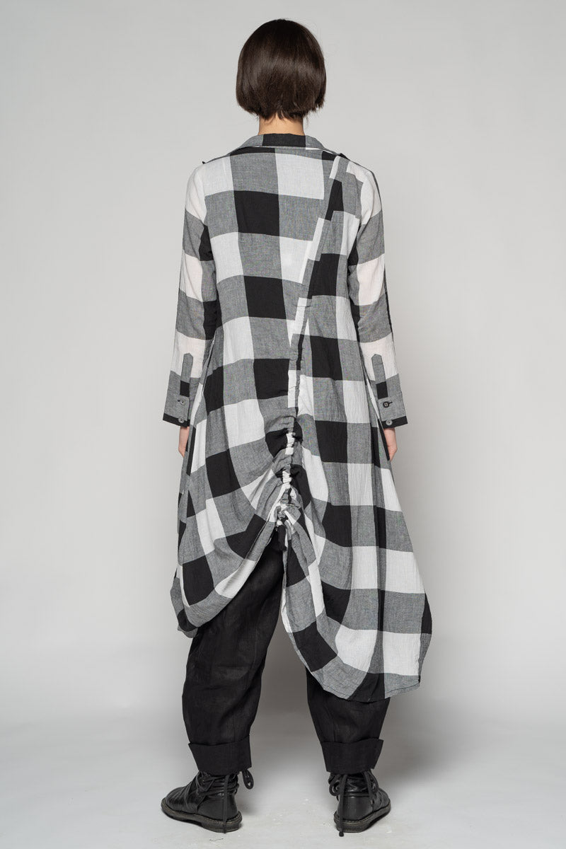 Oki Black Gather Dress