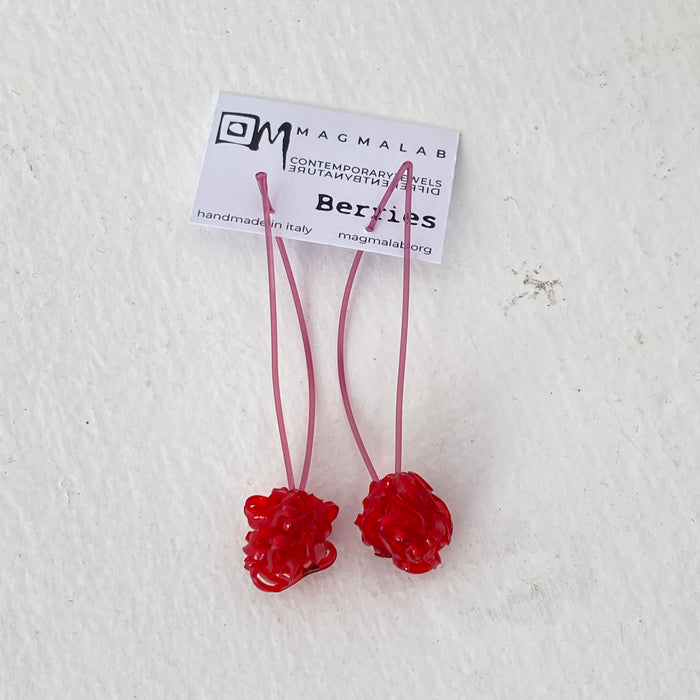MA18 - Berries Earring - Red