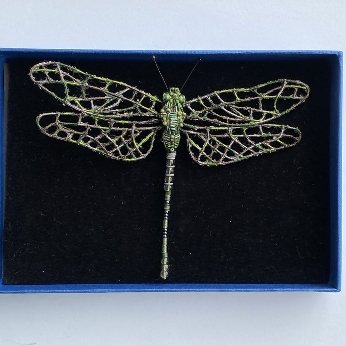 Southern Hawker Dragonfly Brooch, Small