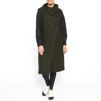 Evie Dark Green Vest