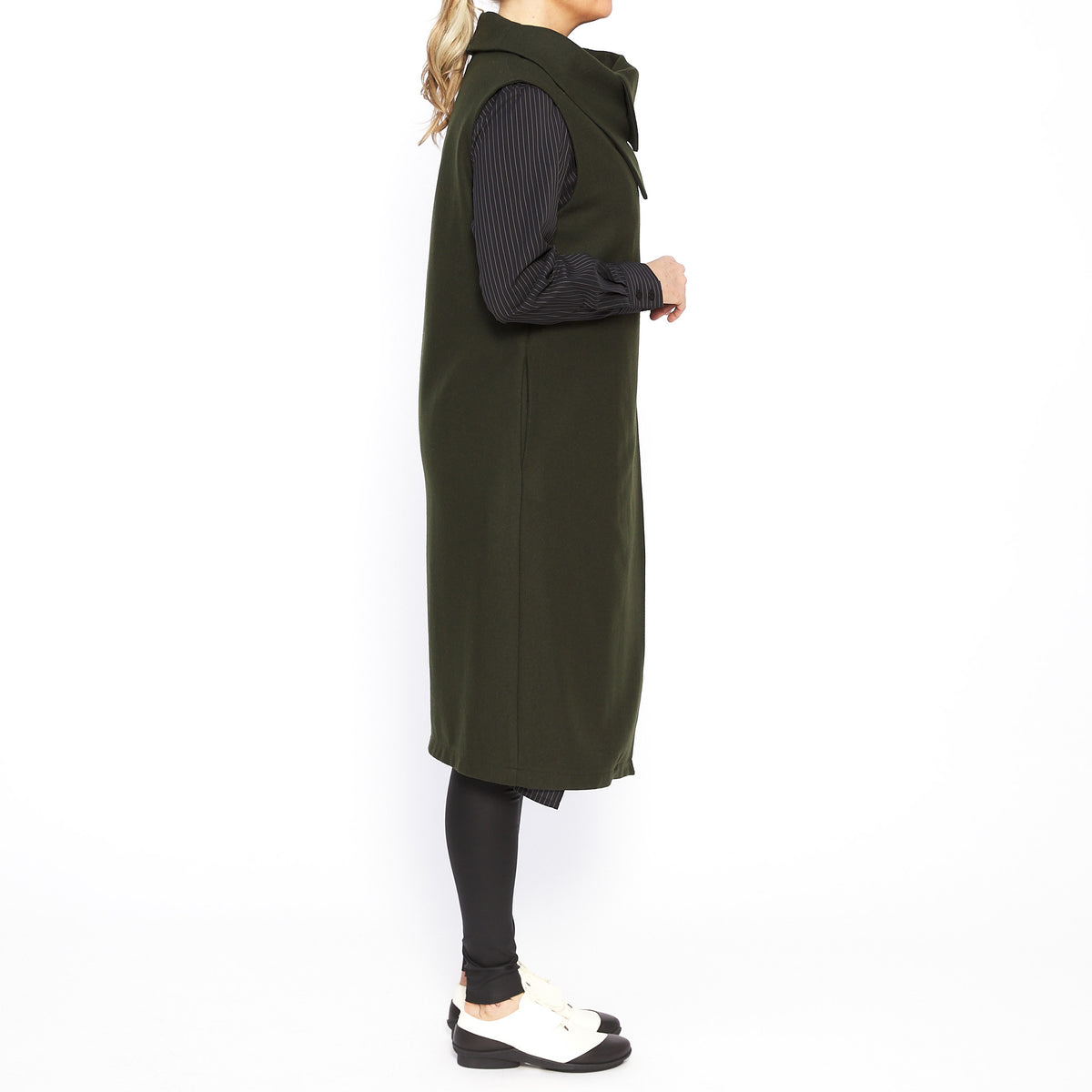 Evie Dark Green Vest