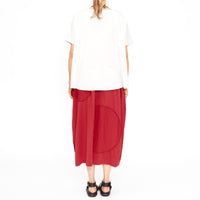 MU231012 - Circles Skirt in Red