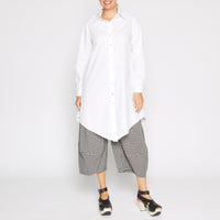 Tessica White Poplin Shirt