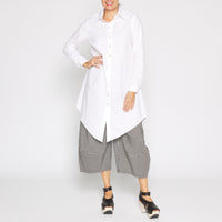 Tessica White Poplin Shirt